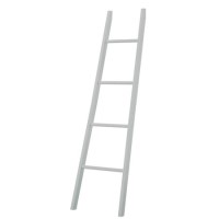 Alaska towel ladder rail in grey