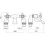 Taylor & Moore Traditional Bath Filler Mixer Tap