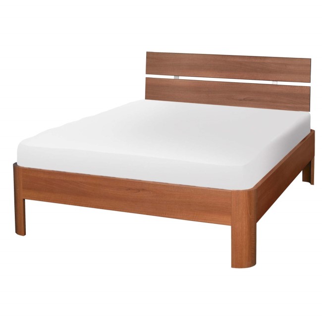 One Call Furniture Alive Kingsize Bed Frame In Natural Aida Walnut Furniture123 4036