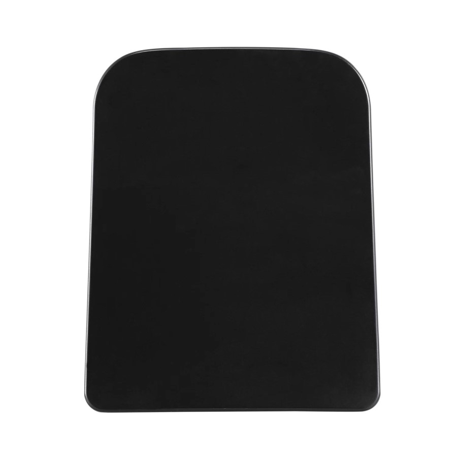 Matt Black Round Soft Close Toilet Seat with Quick Release - Albi