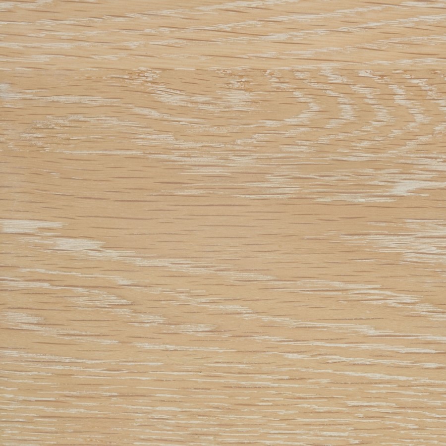 Tall Narrow Oak and Cream Chest of 5 Drawers - Alexander