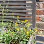 Alderley Grey Wooden Planter Box with Trellis - Rowlinson 