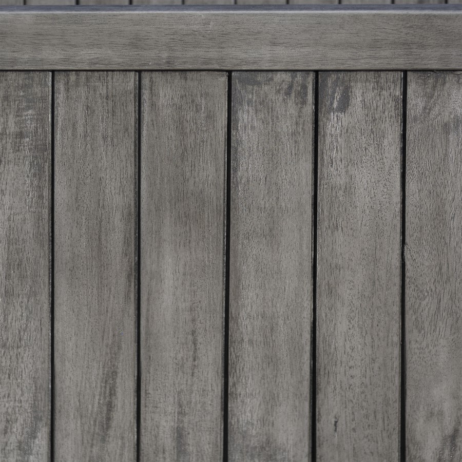 Alderley Grey Wooden Planter Box with Trellis - Rowlinson 