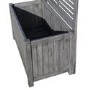 Alderley Grey Wooden Planter Box with Trellis - Rowlinson 