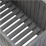 Alderley Grey Wooden Planter Box with Trellis - Rowlinson 