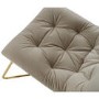 Beige Velvet Accent Chair - Allie