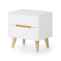 GRADE A1 - Julian Bowen Alicia 2 Drawer Bedside