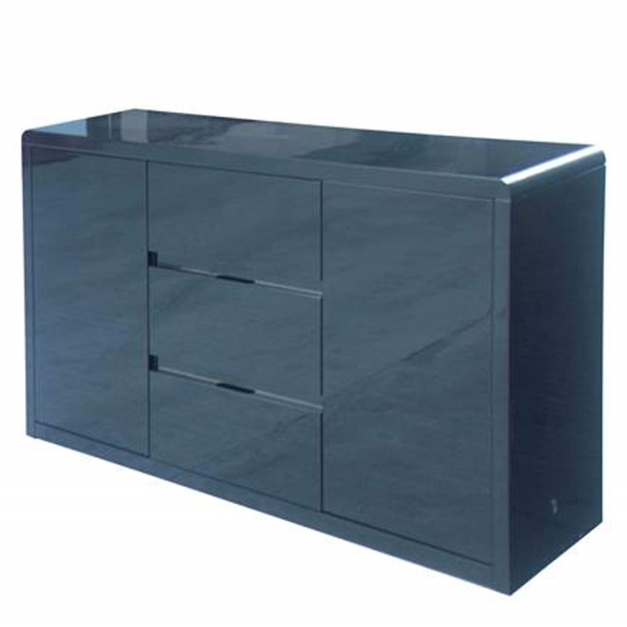 Wilkinson Furniture Allure Sideboard in Black High Gloss