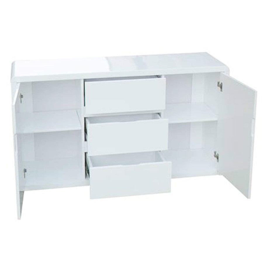Wilkinson Furniture Allure Sideboard in White High Gloss