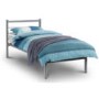 GRADE A2 - Julian Bowen Alpen Aluminium Double Metal Bed Frame 135cm 