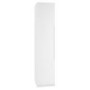 One Call Furniture Alpine Single Wardrobe in White Gloss