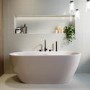 Freestanding Double Ended Back to Wall Bath 1500 x 770mm - Alto