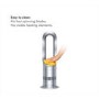 Dyson AM09 Hot+Cool Jet Focus Fan Heater and Cooling Fan - White and Nickel with 2 Year Warranty