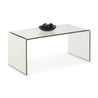 Julian Bowen Amalfi Bent Glass Coffee Table