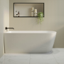 Freestanding Single Ended Left Hand Corner Bath 1500 x 800mm - Amaro