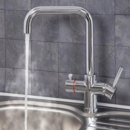 Reginox Amanzi Chrome 3 in 1 Boiling Water Tap