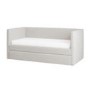 Cream Fabric Day Bed with Trundle - Amie