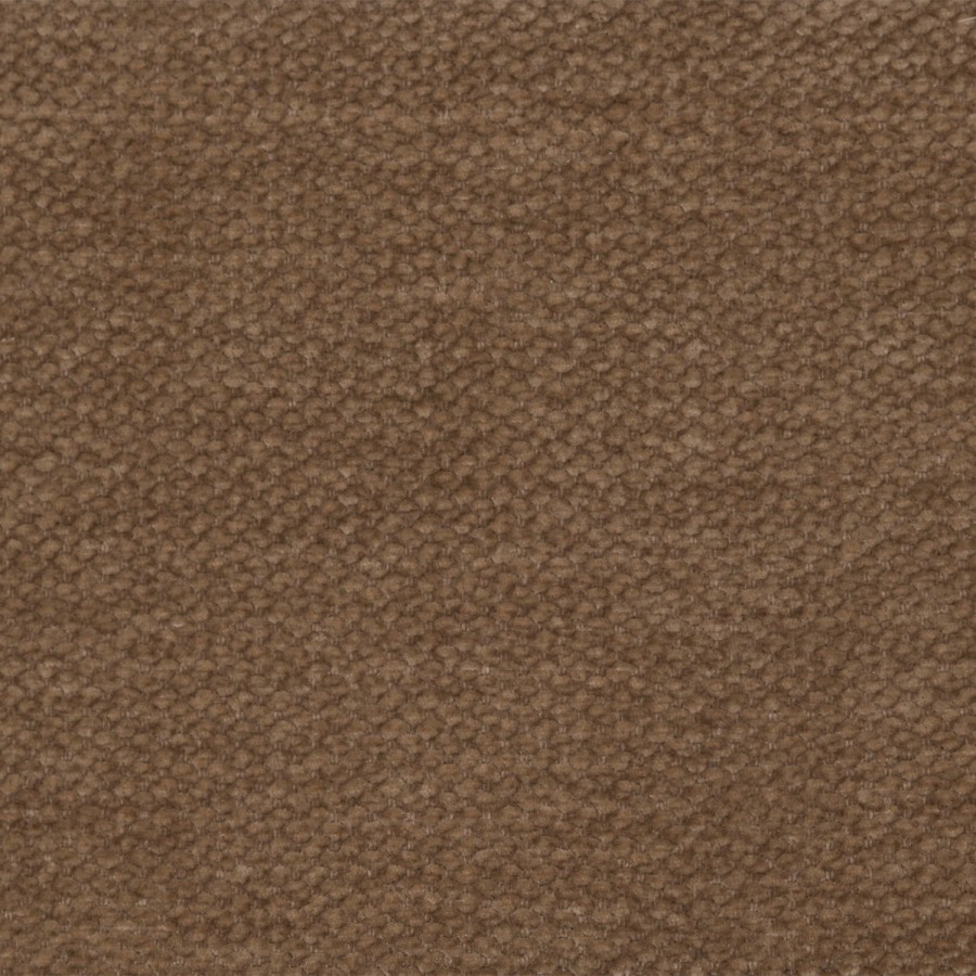 Chenille Single Day Bed with Pull Out Trundle in Brown - Amie