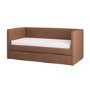 Burnt Orange Chenille Single Day Bed with Trundle - Amie