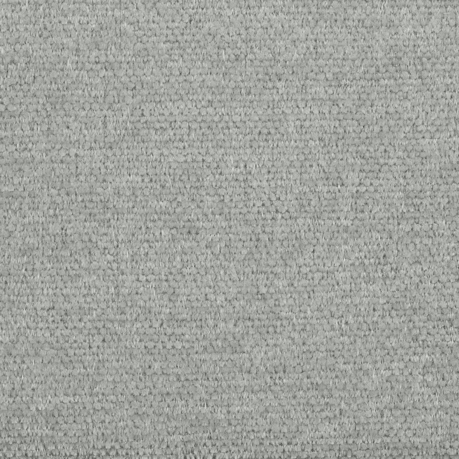 Single Day Bed with Pull Out Trundle in Light Grey Fabric - Amie