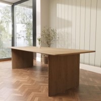 Extra Large Oak Dining Table - 240cm - Seats 10-12 - Mia