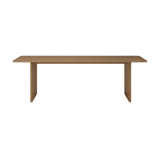 Extra Large Rustic Oak Dining Table - 240cm - Seats 10 - 12 - Mia