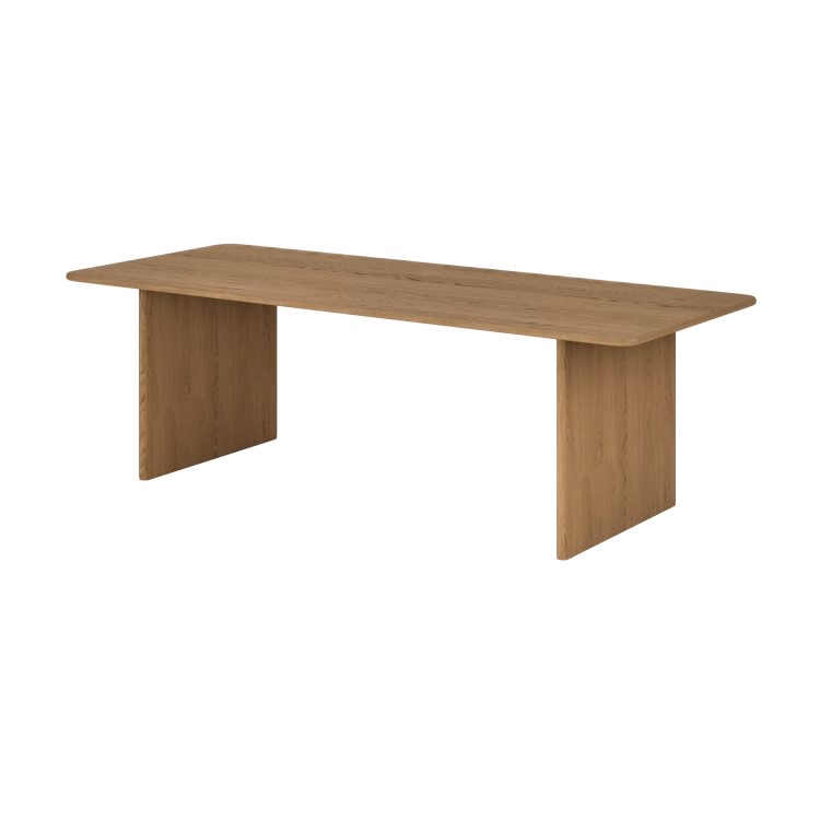 Extra Large Rustic Oak Dining Table - 240cm - Seats 10 - 12 - Mia