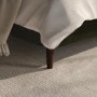 Olive Green Velvet King Size Ottoman Bed With Legs - Amara