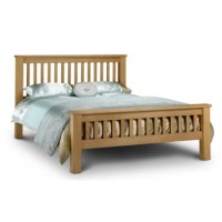 Julian Bowen Amsterdam Oak Super King Bed Frame