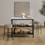 Beige Boucle Kitchen Counter Stool - Anais