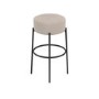 Beige Boucle Kitchen Counter Stool - Anais