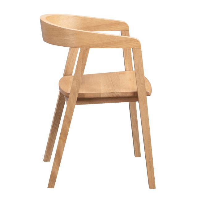 ALMOST PERFECT - Solid Oak Carver Dining Chair - Anders