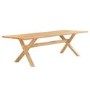 Large Oak Refectory Dining Table - Seats 10 - Anders