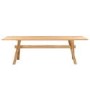 Large Oak Refectory Dining Table - Seats 10 - Anders