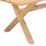 Large Oak Refectory Dining Table - Seats 10 - Anders