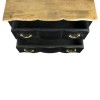 GRADE A1 - Angelique Matt Black French Style Chest of Drawers
