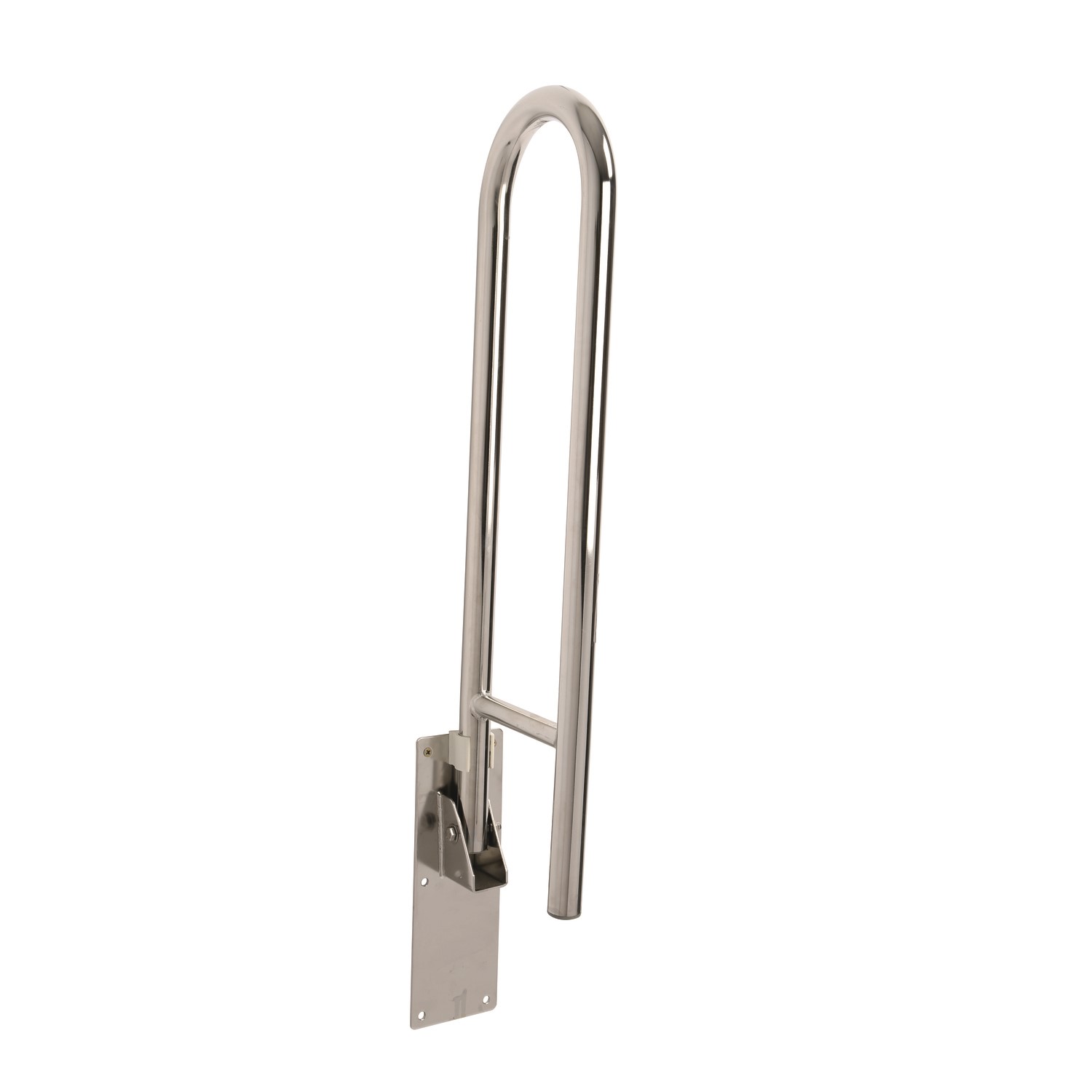 Stainless Steel Fold Away Hand Rail 850mm - Furniture123