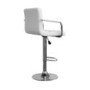 Appleby Leather Match White Bar Stools