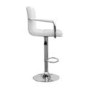 Appleby Leather Match White Bar Stools