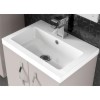 Grey Free Standing Bathroom Vanity Unit &amp; Basin - W605 x H850mm