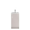 Cashmere Free Standing Bathroom Vanity Unit &amp; Basin - W405 x H850mm