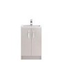 Cashmere Free Standing Bathroom Vanity Unit & Basin - W505 x H850mm