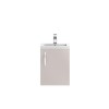 Cashmere Wall Hung Bathroom Vanity Unit &amp; Basin - W405 x 540mm