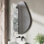 Pebble Backlit Heated Bathroom Mirror with Lights 500 x 800mm - Apollo