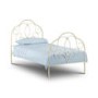 GRADE A2 - Julian Bowen Arabella Single Bed in Stone White