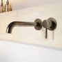 Antique Brass Wall Mounted Bath Mixer Tap - Arissa