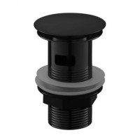 Black Chrome Click Clack Slotted Basin Waste - Arissa