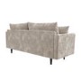 GRADE A3 - Beige 3 Seater Chenille Fabric Pocket Sprung Sofa - Archie