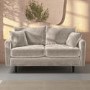 GRADE A2 - Beige 2 Seater Chenille Fabric Pocket Sprung Sofa - Archie
