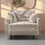 GRADE A2 - Beige Fabric Pocket Sprung Loveseat - Archie